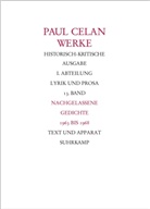 Paul Celan, Rol Bücher, Rolf Bücher, Hans Kruschwitz, LOHR, Lohr... - Werke - Historisch kritische Ausgabe - 13: Nachgelassene Gedichte 1963-1968