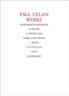 Paul Celan, Rol Bücher, Rolf Bücher - Werke - Historisch kritische Ausgabe - 7: Werke. Historisch-kritische Ausgabe. I. Abteilung: Lyrik und Prosa, 2 Teile