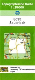 Breitband und Vermessung Landesamt für Digitalisierung, Breitband und Vermessung Landesamt für Digitalisierung - Topographische Karte Bayern Sauerlach