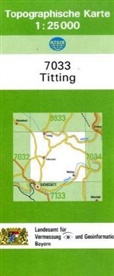 Breitband und Vermessung Landesamt für Digitalisierung, Breitband und Vermessung Landesamt für Digitalisierung - Topographische Karte Bayern Titting