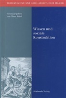 Clau Zittel, Claus Zittel - Wissen und soziale Konstruktion
