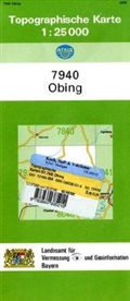 Breitband und Vermessung Landesamt für Digitalisierung, Breitband und Vermessung Landesamt für Digitalisierung - Topographische Karte Bayern Obing