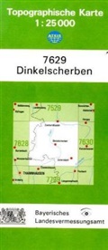 Breitband und Vermessung Landesamt für Digitalisierung, Breitband und Vermessung Landesamt für Digitalisierung - Topographische Karte Bayern Dinkelscherben