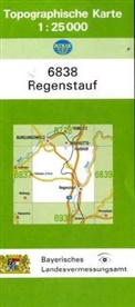 Breitband und Vermessung Landesamt für Digitalisierung, Breitband und Vermessung Landesamt für Digitalisierung - Topographische Karte Bayern Regenstauf