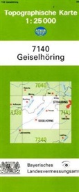 Breitband und Vermessung Landesamt für Digitalisierung, Breitband und Vermessung Landesamt für Digitalisierung - Topographische Karte Bayern Geiselhöring