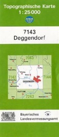 Breitband und Vermessung Landesamt für Digitalisierung, Breitband und Vermessung Landesamt für Digitalisierung - Topographische Karte Bayern Deggendorf