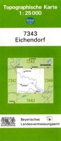 Breitband und Vermessung Landesamt für Digitalisierung, Breitband und Vermessung Landesamt für Digitalisierung - Topographische Karte Bayern Eichendorf