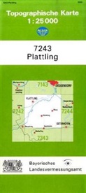 Breitband und Vermessung Landesamt für Digitalisierung, Breitband und Vermessung Landesamt für Digitalisierung - Topographische Karte Bayern Plattling