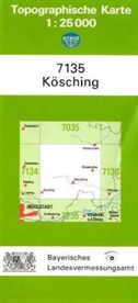 Breitband und Vermessung Landesamt für Digitalisierung, Breitband und Vermessung Landesamt für Digitalisierung - Topographische Karte Bayern Kösching