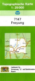 Breitband und Vermessung Landesamt für Digitalisierung, Landesamt für Digitalisierung Breitband und Vermes, Landesam für Digitalisierung Breitband un, Breitband und Vermessung Landesamt für Digitalisierung - Topographische Karte Bayern Freyung