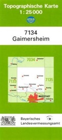 Breitband und Vermessung Landesamt für Digitalisierung, Breitband und Vermessung Landesamt für Digitalisierung - Topographische Karte Bayern Gaimersheim