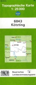Breitband und Vermessung Landesamt für Digitalisierung, Breitband und Vermessung Landesamt für Digitalisierung - Topographische Karte Bayern Kötzting