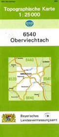 Breitband und Vermessung Landesamt für Digitalisierung, Landesam für Digitalisierung  Breitband u, Landesam für Digitalisierung Breitband un, Breitband und Vermessung Landesamt für Digitalisierung - Topographische Karte Bayern Oberviechtach