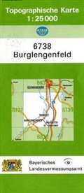 Breitband und Vermessung Landesamt für Digitalisierung, Breitband und Vermessung Landesamt für Digitalisierung - Topographische Karte Bayern Burglengenfeld