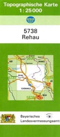 Breitband und Vermessung Landesamt für Digitalisierung, Breitband und Vermessung Landesamt für Digitalisierung - Topographische Karte Bayern Rehau
