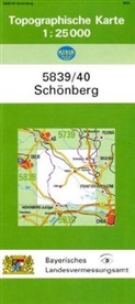 Breitband und Vermessung Landesamt für Digitalisierung, Breitband und Vermessung Landesamt für Digitalisierung - Topographische Karte Bayern Schönberg