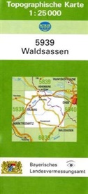 Breitband und Vermessung Landesamt für Digitalisierung, Breitband und Vermessung Landesamt für Digitalisierung - Topographische Karte Bayern Waldsassen