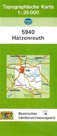 Breitband und Vermessung Landesamt für Digitalisierung, Breitband und Vermessung Landesamt für Digitalisierung - Topographische Karte Bayern Hatzenreuth