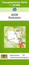 Breitband und Vermessung Landesamt für Digitalisierung, Breitband und Vermessung Landesamt für Digitalisierung - Topographische Karte Bayern Parkstein