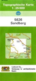 Breitband und Vermessung Landesamt für Digitalisierung, Breitband und Vermessung Landesamt für Digitalisierung - Topographische Karte Bayern Sandberg