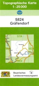 Breitband und Vermessung Landesamt für Digitalisierung, Breitband und Vermessung Landesamt für Digitalisierung - Topographische Karte Bayern Gräfendorf