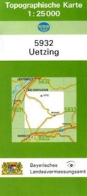 Breitband und Vermessung Landesamt für Digitalisierung, Breitband und Vermessung Landesamt für Digitalisierung - Topographische Karte Bayern Uetzing