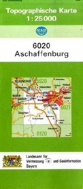 Breitband und Vermessung Landesamt für Digitalisierung, Breitband und Vermessung Landesamt für Digitalisierung - Topographische Karte Bayern Aschaffenburg