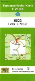 Breitband und Vermessung Landesamt für Digitalisierung, Breitband und Vermessung Landesamt für Digitalisierung - Topographische Karte Bayern Lohr a. Main