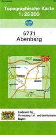 Breitband und Vermessung Landesamt für Digitalisierung, Breitband und Vermessung Landesamt für Digitalisierung - Topographische Karte Bayern Abenberg