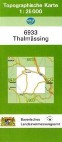 Breitband und Vermessung Landesamt für Digitalisierung, Breitband und Vermessung Landesamt für Digitalisierung - Topographische Karte Bayern Thalmässing