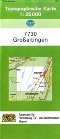 Breitband und Vermessung Landesamt für Digitalisierung, Breitband und Vermessung Landesamt für Digitalisierung - Topographische Karte Bayern Großaitingen