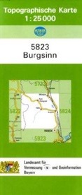 Breitband und Vermessung Landesamt für Digitalisierung, Breitband und Vermessung Landesamt für Digitalisierung - Topographische Karte Bayern Burgsinn