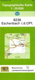 Breitband und Vermessung Landesamt für Digitalisierung, Breitband und Vermessung Landesamt für Digitalisierung - Topographische Karte Bayern Eschenbach i. d. OPf.