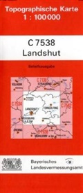 Breitband und Vermessung Landesamt für Digitalisierung, Breitband und Vermessung Landesamt für Digitalisierung - Topographische Karte Bayern Landshut