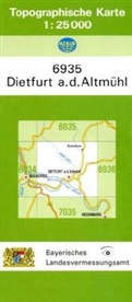 Breitband und Vermessung Landesamt für Digitalisierung, Breitband und Vermessung Landesamt für Digitalisierung - Topographische Karte Bayern Dietfurt a. d. Altmühl