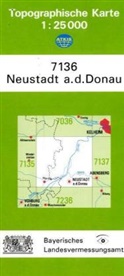 Breitband und Vermessung Landesamt für Digitalisierung, Landesam für Digitalisierung Breitband un, Breitband und Vermessung Landesamt für Digitalisierung - Topographische Karte Bayern Neustadt a. d. Donau