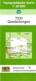 Breitband und Vermessung Landesamt für Digitalisierung, Breitband und Vermessung Landesamt für Digitalisierung - Topographische Karte Bayern Genderkingen