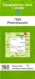 Breitband und Vermessung Landesamt für Digitalisierung, Breitband und Vermessung Landesamt für Digitalisierung - Topographische Karte Bayern Petershausen
