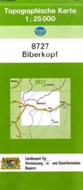 Breitband und Vermessung Landesamt für Digitalisierung, Landesam für Vermessung und Geoinformatio, Breitband und Vermessung Landesamt für Digitalisierung - Topographische Karte Bayern Biberkopf
