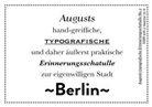 August Dreesbach Verlag - Augusts Erinnerungsschatulle Berlin, m. 40 Beilage