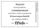 August Dreesbach Verlag - Augusts Erinnerungsschatulle Wiesn, m. 40 Beilage