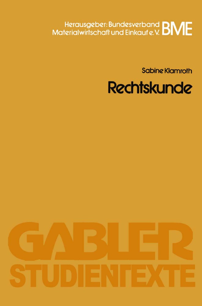 Sabine Klamroth - Rechtskunde