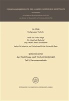 Fritz Voigt - Determinanten der Nachfrage nach Verkehrsleistungen