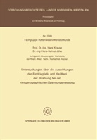 Hans-Helmut Jühe, Han Krause, Hans Krause - Untersuchungen über die Auswirkungen der Eindringtiefe und die Wahl der Strahlung bei der röntgenographischen Spannungsmessung