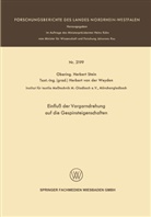 Herbert Stein - Einfluß der Vorgarndrehung auf die Gespinsteigenschaften