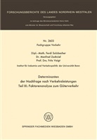 Ferd Solzbacher, Ferdi Solzbacher, Fritz Voigt, Manfre Zachcial, Manfred Zachcial - Determinanten der Nachfrage nach Verkehrsleistungen