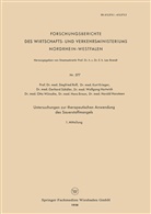 Hans Braun, Harald Hansteen, Wolfgang Hartwich, Kur Krieger, Kurt Krieger, Seigfrie Ruff... - Untersuchungen zur therapeutischen Anwendung des Sauerstoffmangels