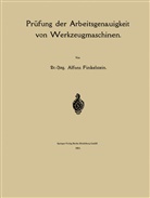 Alfons Finkelstein - Prüfung der Arbeitsgenauigkeit von Werkzeugmaschinen