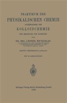 Leonor Michaelis - Praktikum der Physikalischen Chemie insbesondere der Kolloidchemie für Mediziner und Biologen