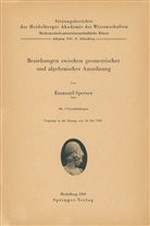 E Sperner, E. Sperner - Beziehungen zwischen geometrischer und algebraischer Anordnung